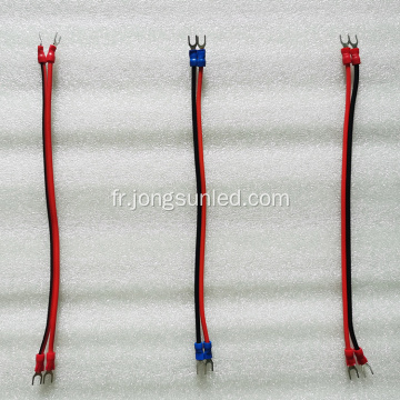 Câble d&#39;alimentation pour écran d&#39;affichage à LED rouge noir 2x1.5mm